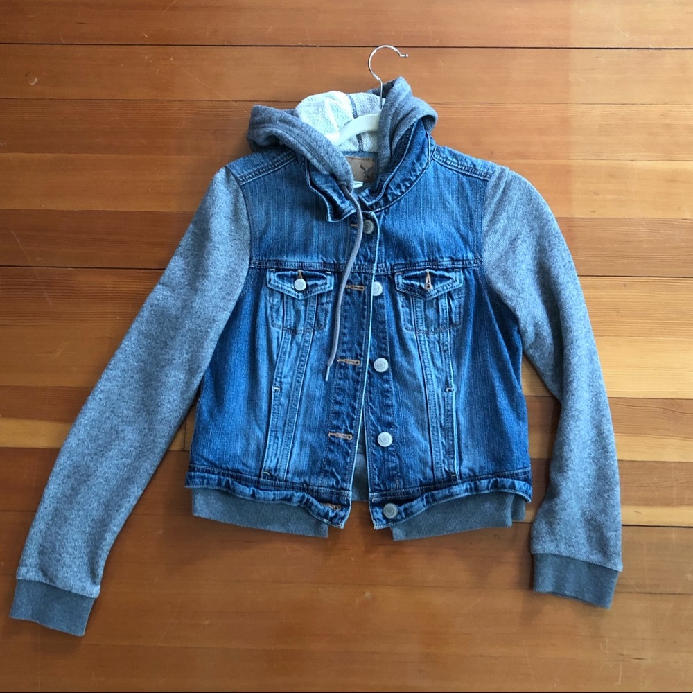 AEagle 🦅 Jean Jacket Hoodie